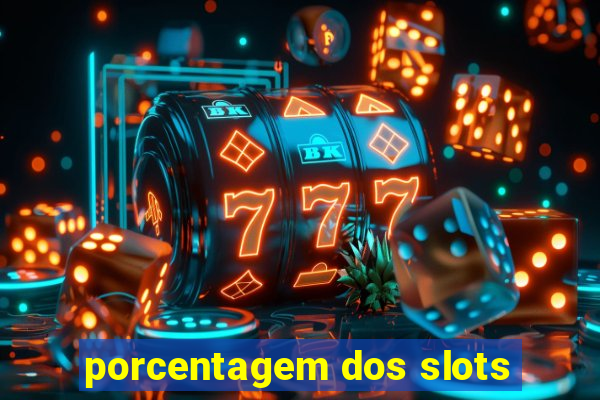 porcentagem dos slots